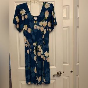 Beautiful floral xanthe crepe romper